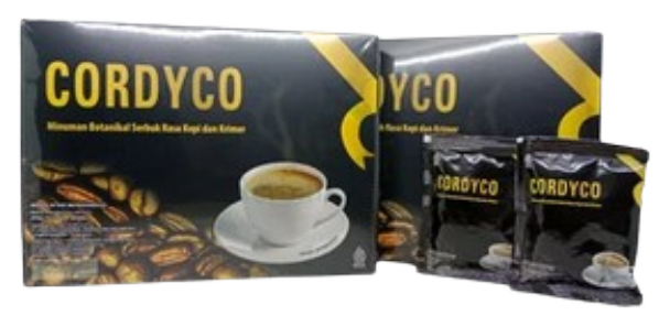Kemasan Produk Kopi NETCORDYCO untuk vitalitas pria